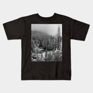 McDonald Falls, Glacier N.P. Kids T-Shirt